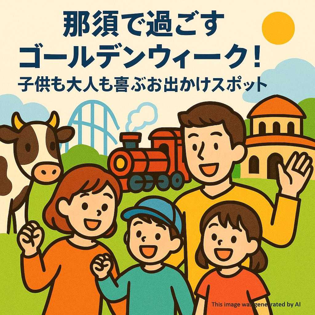 那須で過ごすゴールデンウィーク!子供も大人も喜ぶお出かけスポット