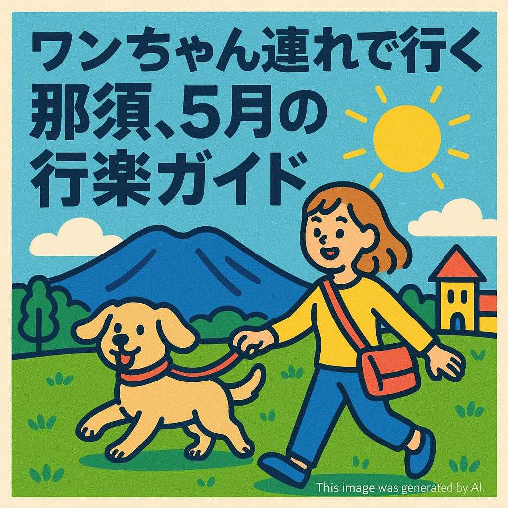 ワンちゃん連れで行く那須、5月の行楽ガイド