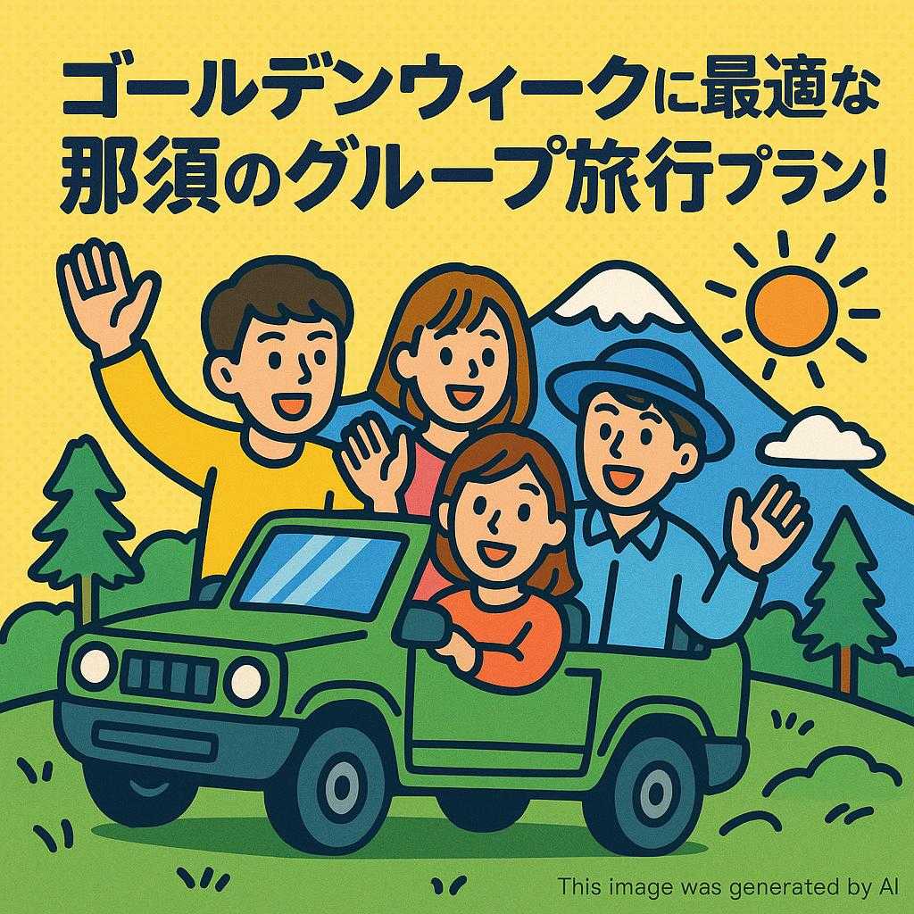 ゴールデンウィークに最適な那須のグループ旅行プラン!