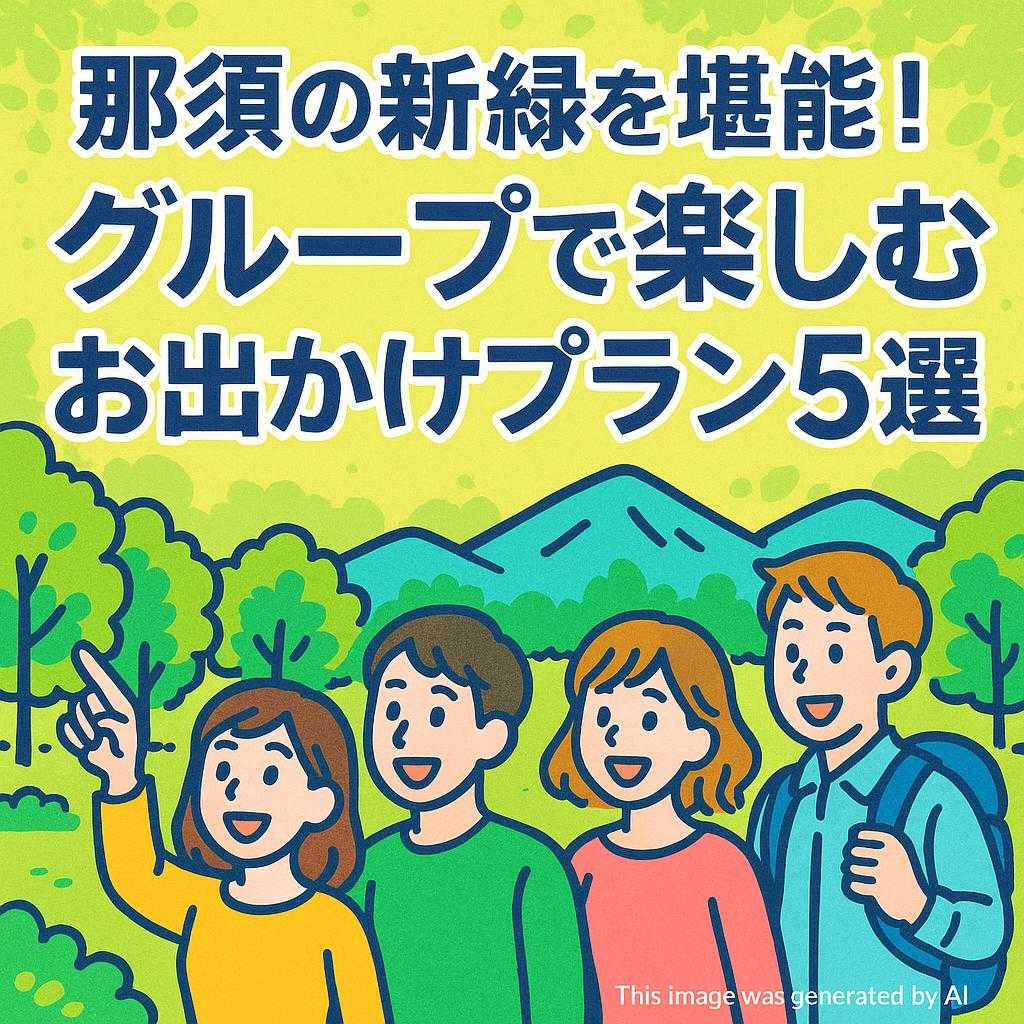 那須の新緑を堪能！グループで楽しむお出かけプラン5選