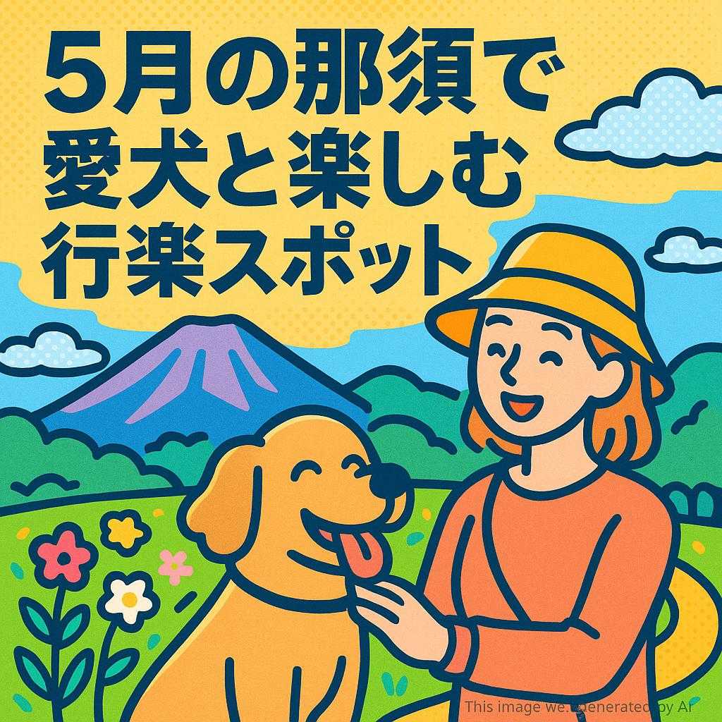 5月の那須で愛犬と楽しむ行楽スポット