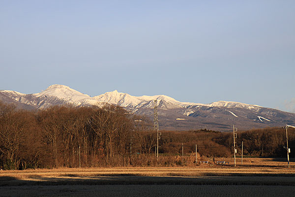 1月　那須連山の雪景色